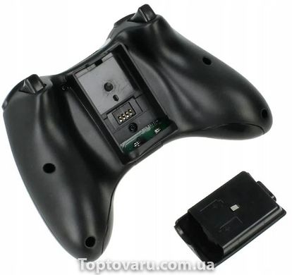 Бездротовий геймпад XBOX 360 Wireless Controller Чорний (Без коробки) 3629 фото