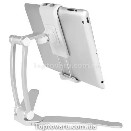 Настільний тримач для планшета Tablet Desktop Holder (Хром) 9136 фото