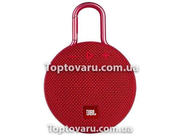 Портативная беспроводная Bluetooth колонка CLIP Plus 3 Красная 6338 фото