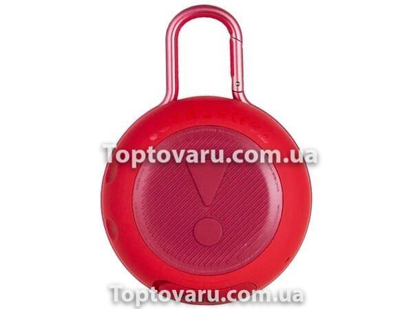 Портативная беспроводная Bluetooth колонка CLIP Plus 3 Красная 6338 фото