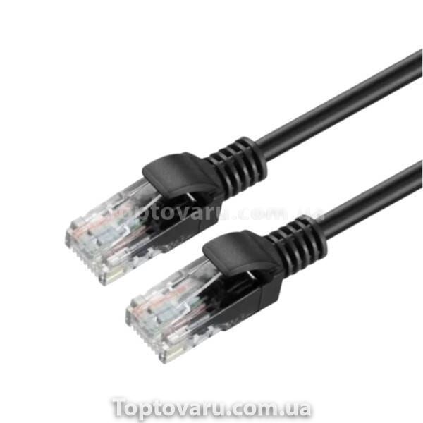 Интернет-кабель Патч-корд медный 30м UTP, cat.5e, RJ45 Черный 33091 фото