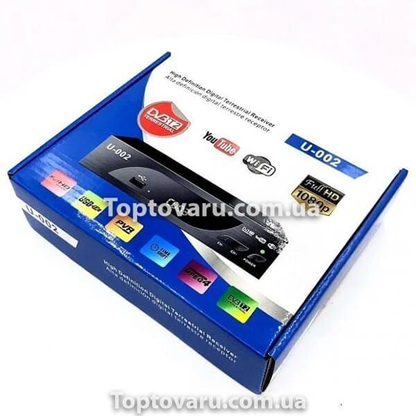 Приставка тюнер Т2 DVB U-002 Full HD 7668 фото