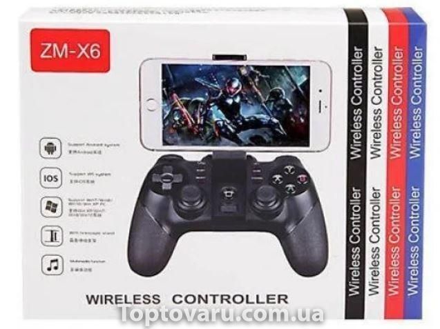 Беспроводной геймпад джойстик ZM X6 Bluetooth для смартфона 4320 фото