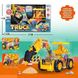 Іграшка Трактор Гідромолот із прозорим корпусом із підсвічуванням та звуком Truck Rotating Gear Жовтий 15323 фото 3