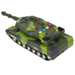 Іграшка Танк зі звуком та підсвічуванням Military Tank Зелена 17822 фото