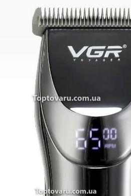 Машина для стрижки волосся професійна VGR V-256 чорна 8526 фото
