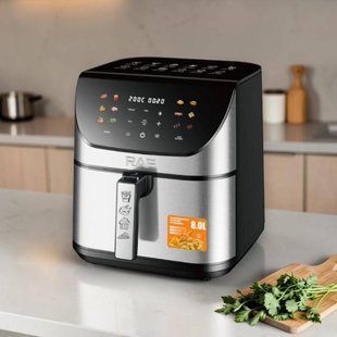 Аэрогриль 8л 1700Вт+500Вт Air Fryer RAF R.5388 Черный 36110 фото