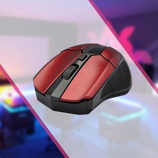 Мышь беспроводная Wireless Mouse RF-6220 Бордовая 2757 фото