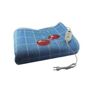 Электропростынь Вишни 220V 120*150см Голубая 31513 фото