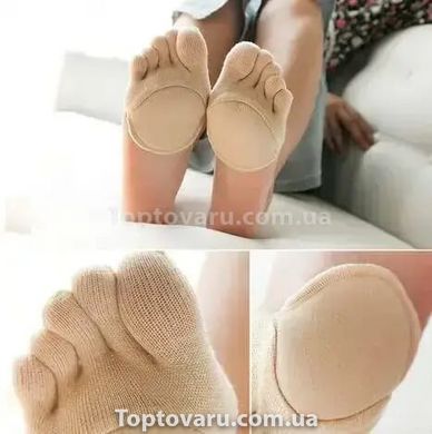 Носки силиконовые от мозолей и натоптышей Five-finger invisible socks 12040 фото