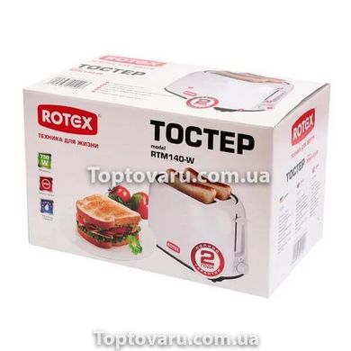 Тостер ROTEX RTM140-W 750 Вт Білий 7769 фото