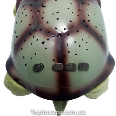 Нічник - проектор черепаха Turtle Night Sky Зелений 1248 фото