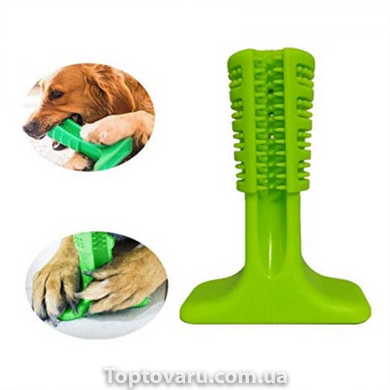 Жевательная игрушка для собак Dog Chew Brush Зеленая (L) 4578 фото