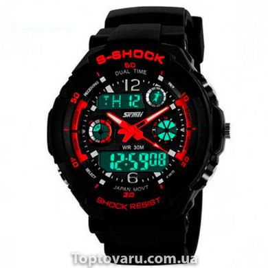 Часы детские Skmei S-Shock Red 0931R для детей от 12 лет 14801 фото
