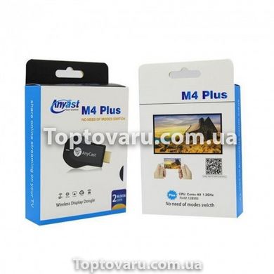 Медіаплеєр бездротової ретранслятор AnyCast M4 Plus TV WiFi HDMI 1189 фото