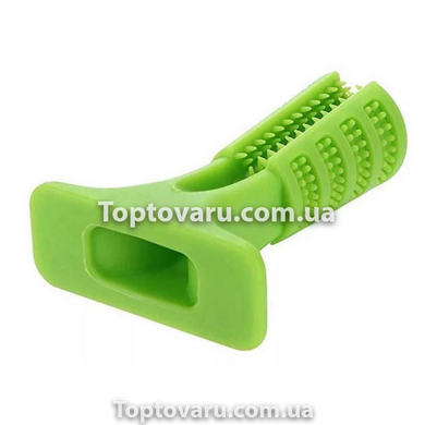 Жувальна іграшка для собак Dog Chew Brush Зелена (L) 4578 фото