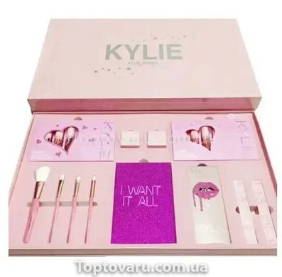 Подарочный набор декоративной косметики KYLIE Розовый 9789 фото