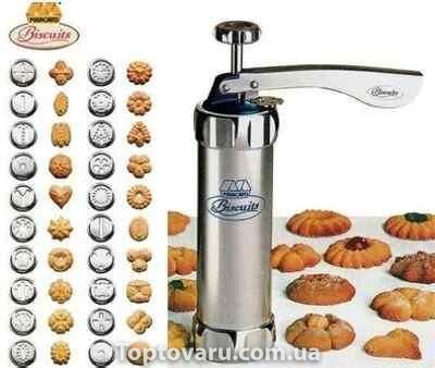 Металевий кондитерський шприц прес Biscuits №K12-65 для печива 2957 фото