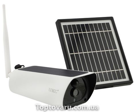 Уличная аккумуляторная IP камера видеонаблюдения с солнечной панелью UKC Y9 2 mp 5902 фото