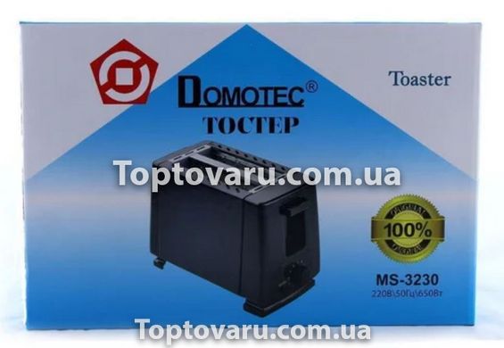 Тостер Domotec MS-3230 чорний 3773 фото