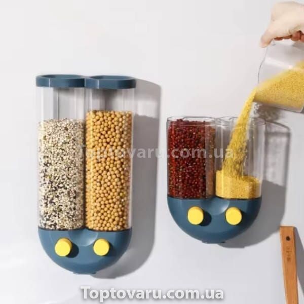 Пластиковые контейнеры для хранения пищевых продуктов Синие 24140 фото