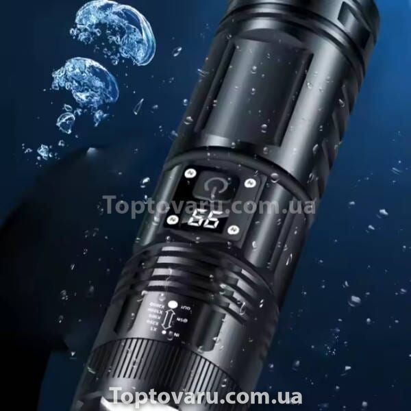 Фонарь карманный аккумуляторный YT-883-TG Черный 21839 фото
