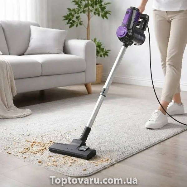 Пилосос вакуумний Hoffmans HM-8810 1500W Фіолетовий 38076 фото