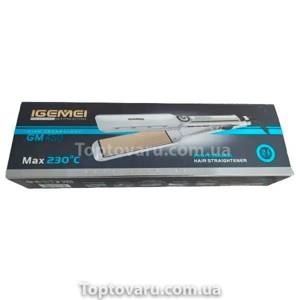 Утюжок выпрямитель для волос Gemei GM-450 9386 фото