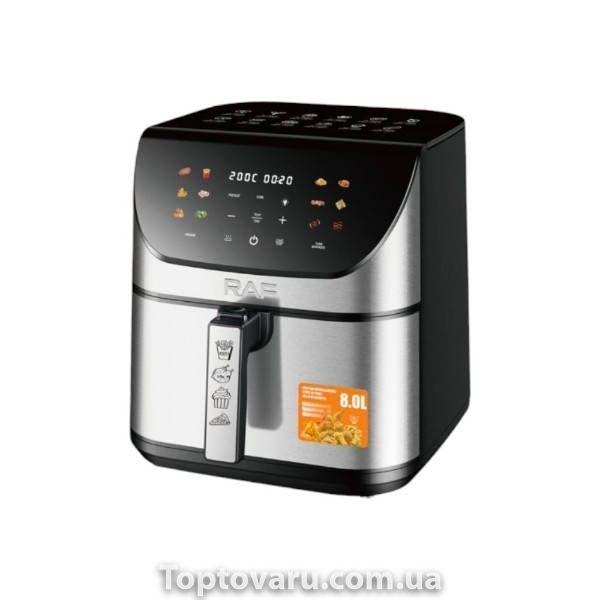 Аэрогриль 8л 1700Вт+500Вт Air Fryer RAF R.5388 Черный 36110 фото