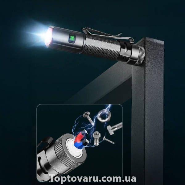 Фонарь ручной аккумуляторный повышенной мощности поисковый YEMAO YM-M52, 1500LM Серый 37240 фото