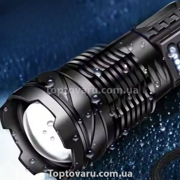 Фонарь карманный аккумуляторный YT-883-TG Черный 21839 фото