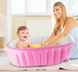 Надувная ванночка Intime Baby Bath Tub розовая 1995 фото 1