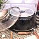 Каструля кругла з кришкою 6,63 л 28см Top Kitchen TК00053 Чорна 24029 фото 3