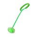 Скакалка на одну ногу со светящимся роликом (нейроскакалка) Sunroz с LED Зеленая 15210 фото 1
