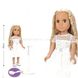 Лялька Модниця у білій сукні 45см Baby Ardana 15537 фото 2