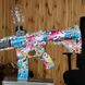 Автомат із орбізами, зарядка USB Water gun M416 AND G-518 Графіті кольоровий 21365 фото 4