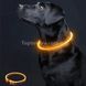 Универсальный светящийся ошейник для собак Trox TR-35 Оранжевый 11347 фото 4