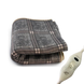 Простынь электрическая с сумкой Electric Blanket 150х120см (клетчатая, серая) 7041 фото 1