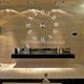 Часы настенные "Сделай сам" большие с римскими цифрами 3D DIY CLOCK Серебро 13166 фото 3