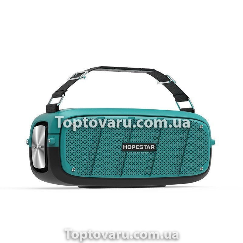 Колонка Bluetooth HOPESTAR A20 PRO + микрофон Голубая 6386 фото