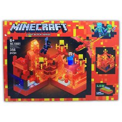 Конструктор Minecraft Битва в підземелля з LED підсвічуванням 356 деталей Червоний 7847 фото