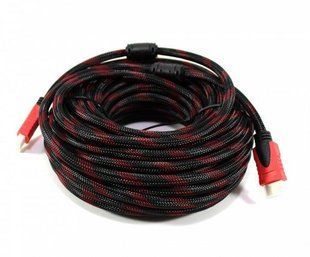 Кабель HDMI-HDMI v1.4 LogicPower 15m Black/Red 6288 фото