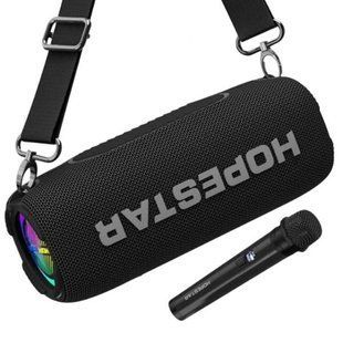 Колонка с микрофоном Hopestar P32 MAX 8800мАч Черная 18286 фото