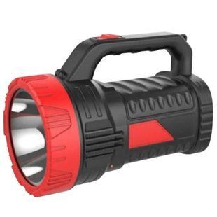 Фонарь ручной аккумуляторный PS-7708 15W Черный с красным 29755 фото