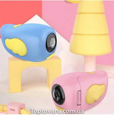 Детский фотоаппарат - видеокамера Kids Camera птичка Розовый 2743 фото