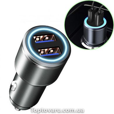 Зарядка Адаптер Car Charger 2 USB 12-24V 3.1A MAX 7526 фото