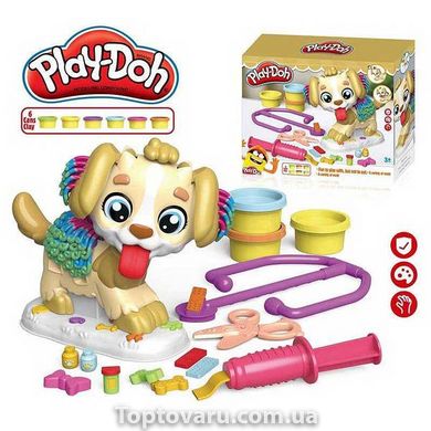 Набір тіста для ліплення 6 баночок з формами Собачка Play-Doh 15372 фото