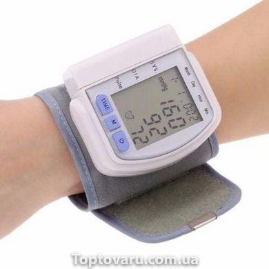 Цифровой тонометр на запястье Automatic Wrist Whatch Blood Pressure 759 фото