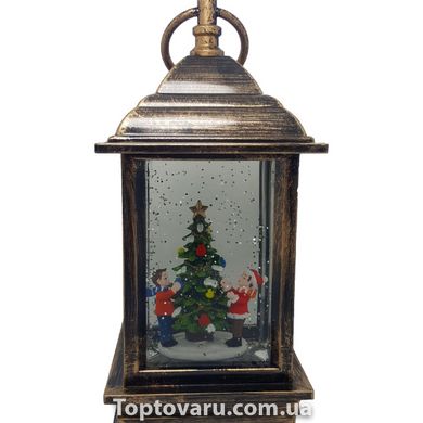 Декоративный новогодний фонарь квадратный "Зимняя сказка" (NG-WDL1873) NEW фото