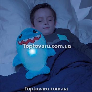 Детская плюшевая игрушка Акула ночник-проектор звёздного неба Star Belly Голубая 7418 фото